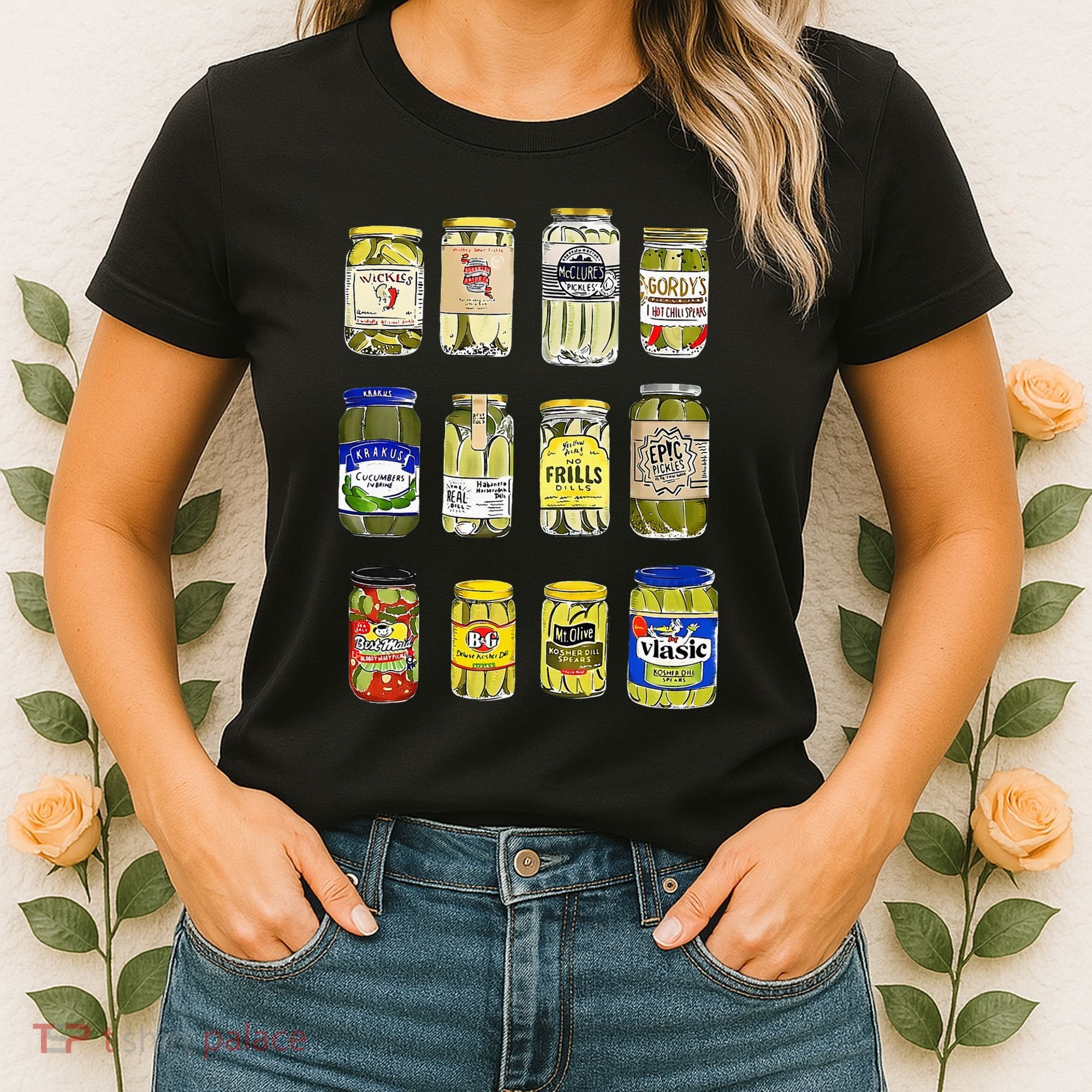 Canned Pickles Canning Season Pickle Jar Lovers Women's T-Shirt