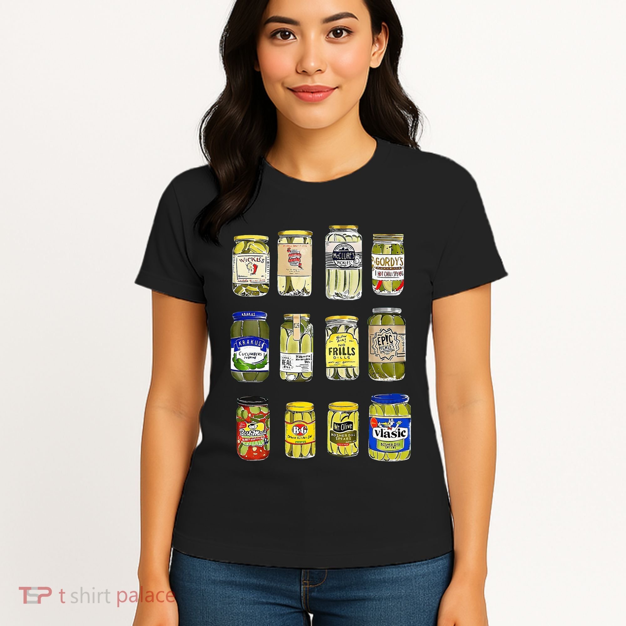 Canned Pickles Canning Season Pickle Jar Lovers Women's T-Shirt