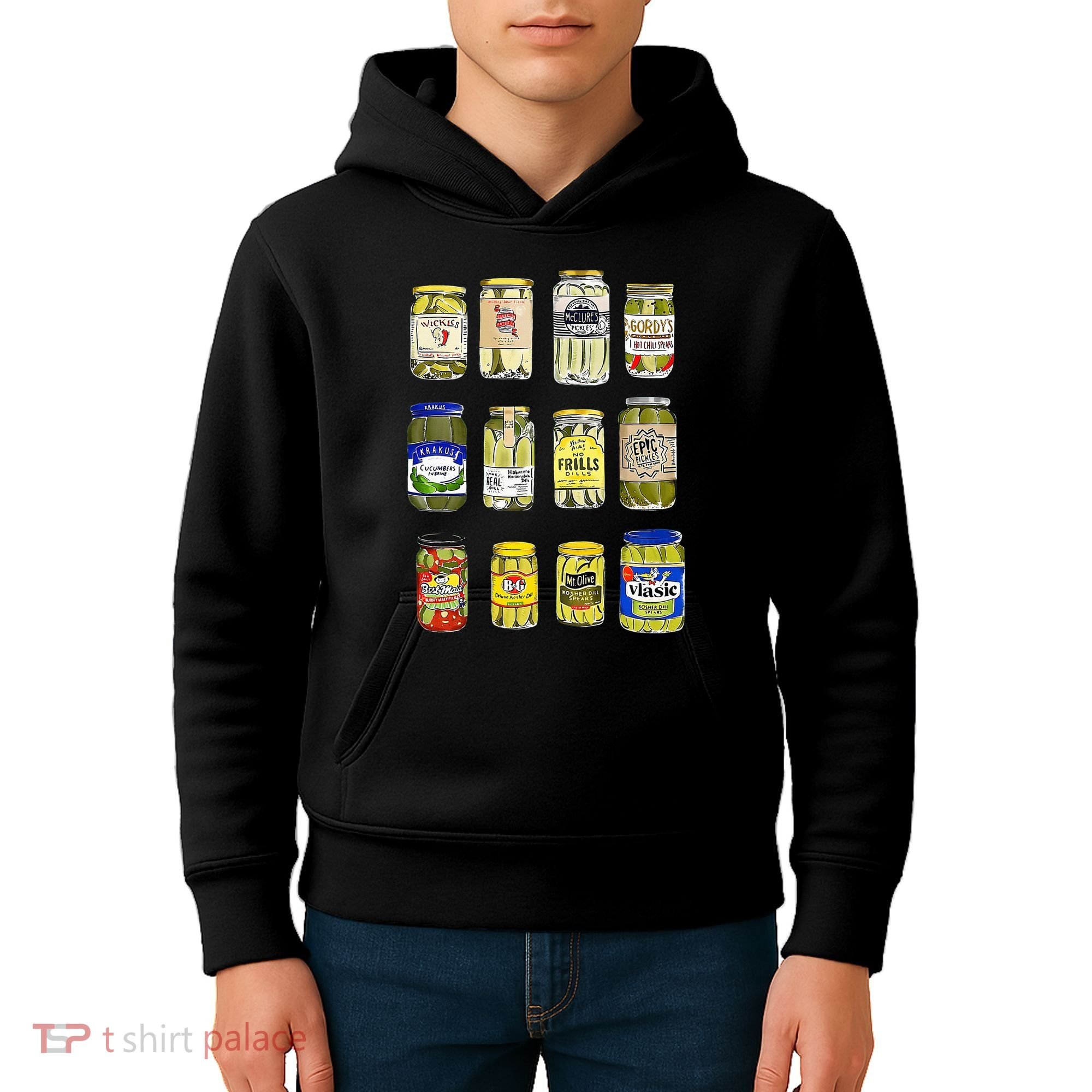 Canned Pickles Canning Season Pickle Jar Lovers Kids Hoodie