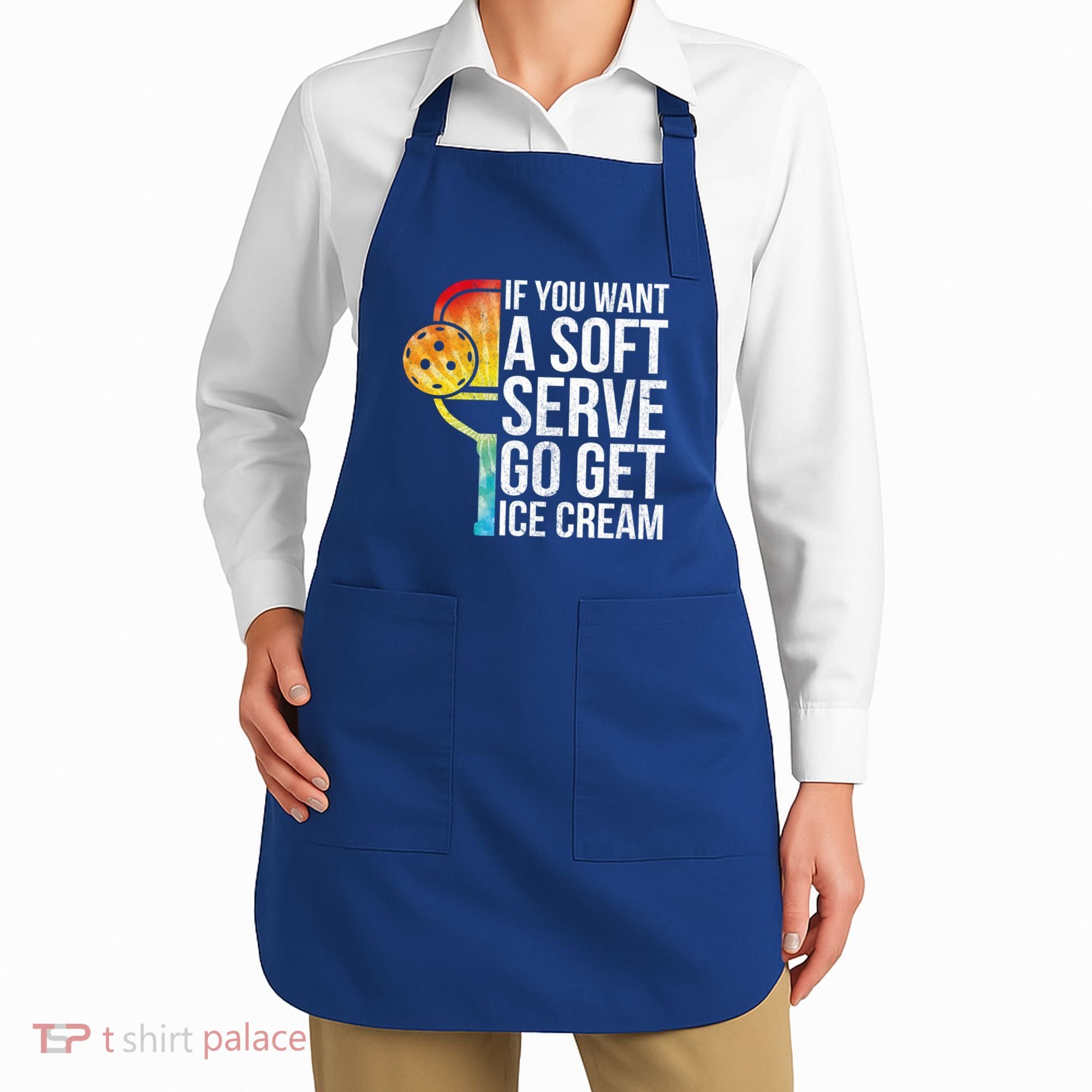 Cool Pickleball Coach Pun Funny Pickleball Gift Apron
