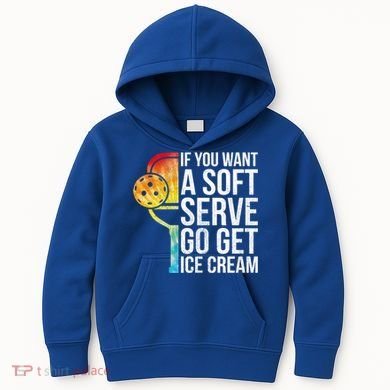 Cool Pickleball Coach Pun Funny Pickleball Gift Kids Hoodie