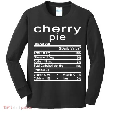 Cherry Pie Kids Long Sleeve Shirt