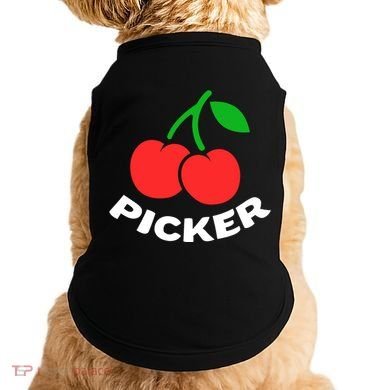 Cherry Picker Cherries Fruit Picking Doggie Tank