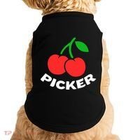 Cherry Picker Cherries Fruit Picking Doggie Tank thumb 0