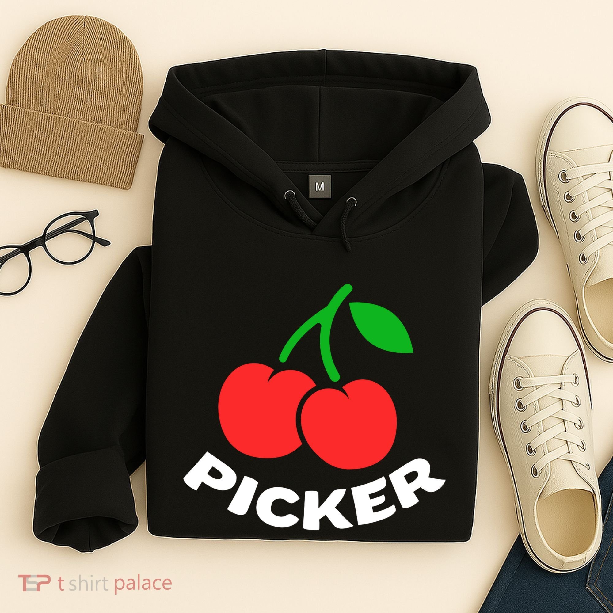 Cherry Picker Cherries Fruit Picking Hoodie