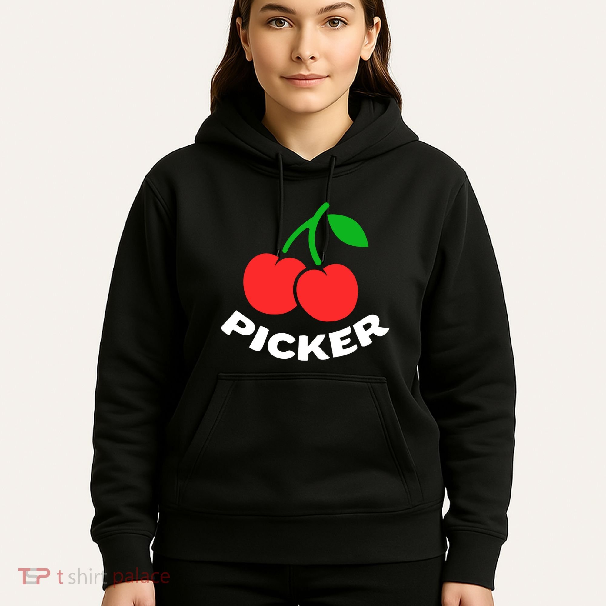 Cherry Picker Cherries Fruit Picking Hoodie