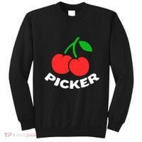 Cherry Picker Cherries Fruit Picking Sweatshirt thumb 0