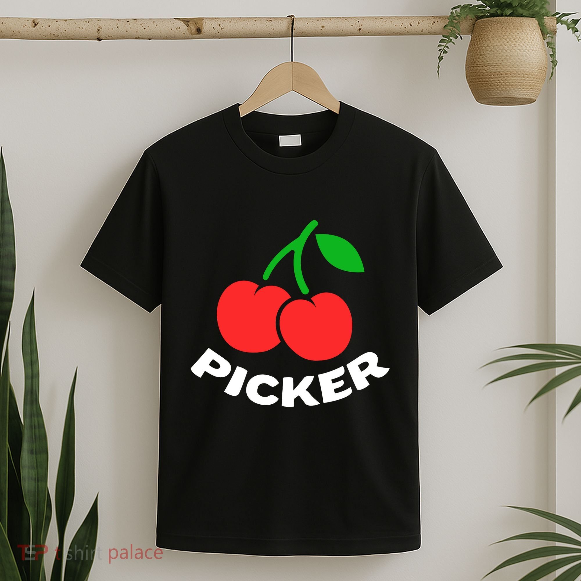 Cherry Picker Cherries Fruit Picking T-Shirt