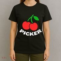 Cherry Picker Cherries Fruit Picking T-Shirt thumb 4
