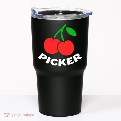 Cherry Picker Cherries Fruit Picking Tumbler