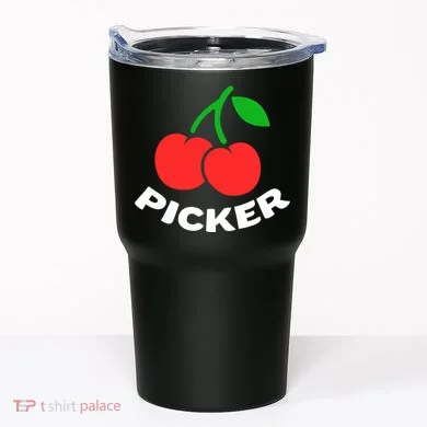 Cherry Picker Cherries Fruit Picking Tumbler
