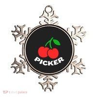 Cherry Picker Cherries Fruit Picking Ornament thumb 0