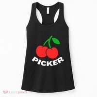 Cherry Picker Cherries Fruit Picking Women's Tank Top thumb 0