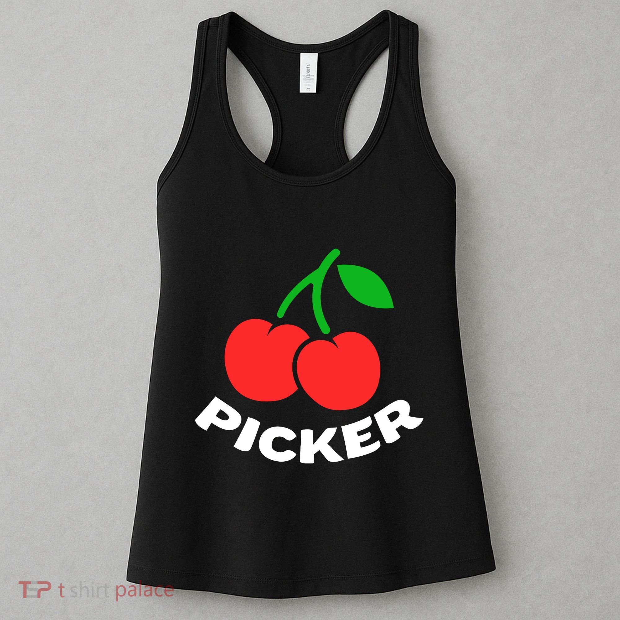 Cherry Picker Cherries Fruit Picking Women's Tank Top