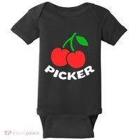 Cherry Picker Cherries Fruit Picking Baby Bodysuit thumb 0