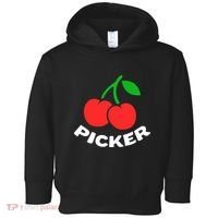 Cherry Picker Cherries Fruit Picking Toddler Hoodie thumb 0