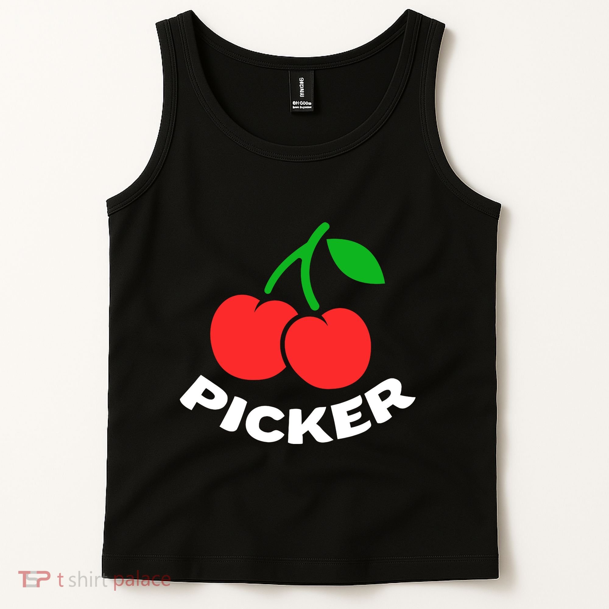 Cherry Picker Cherries Fruit Picking Tank Top