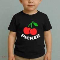 Cherry Picker Cherries Fruit Picking Toddler T-Shirt thumb 2