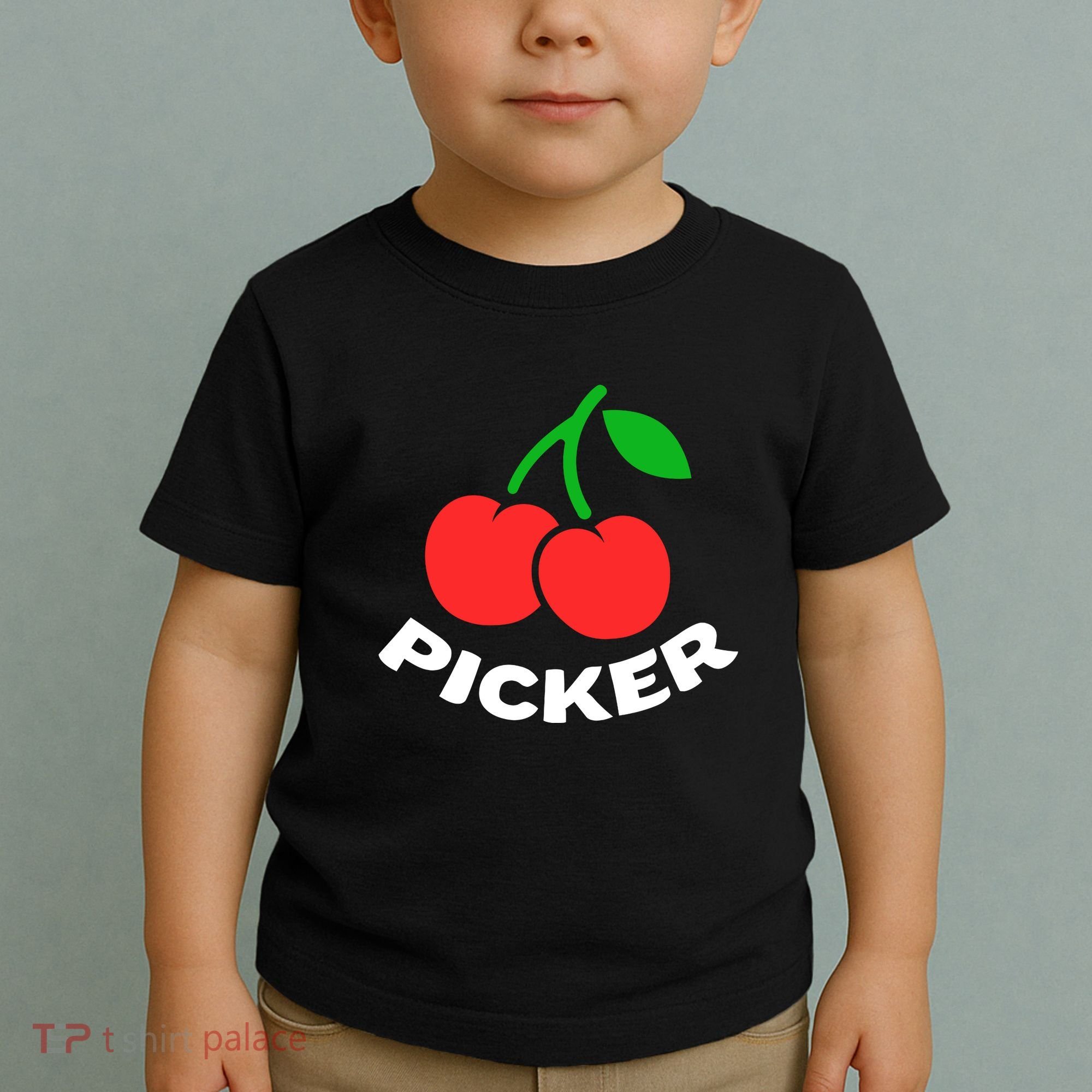 Cherry Picker Cherries Fruit Picking Toddler T-Shirt