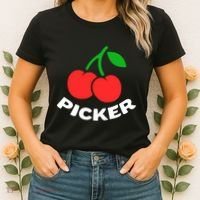 Cherry Picker Cherries Fruit Picking Women's T-Shirt thumb 2