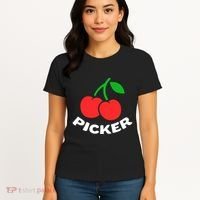 Cherry Picker Cherries Fruit Picking Women's T-Shirt thumb 4