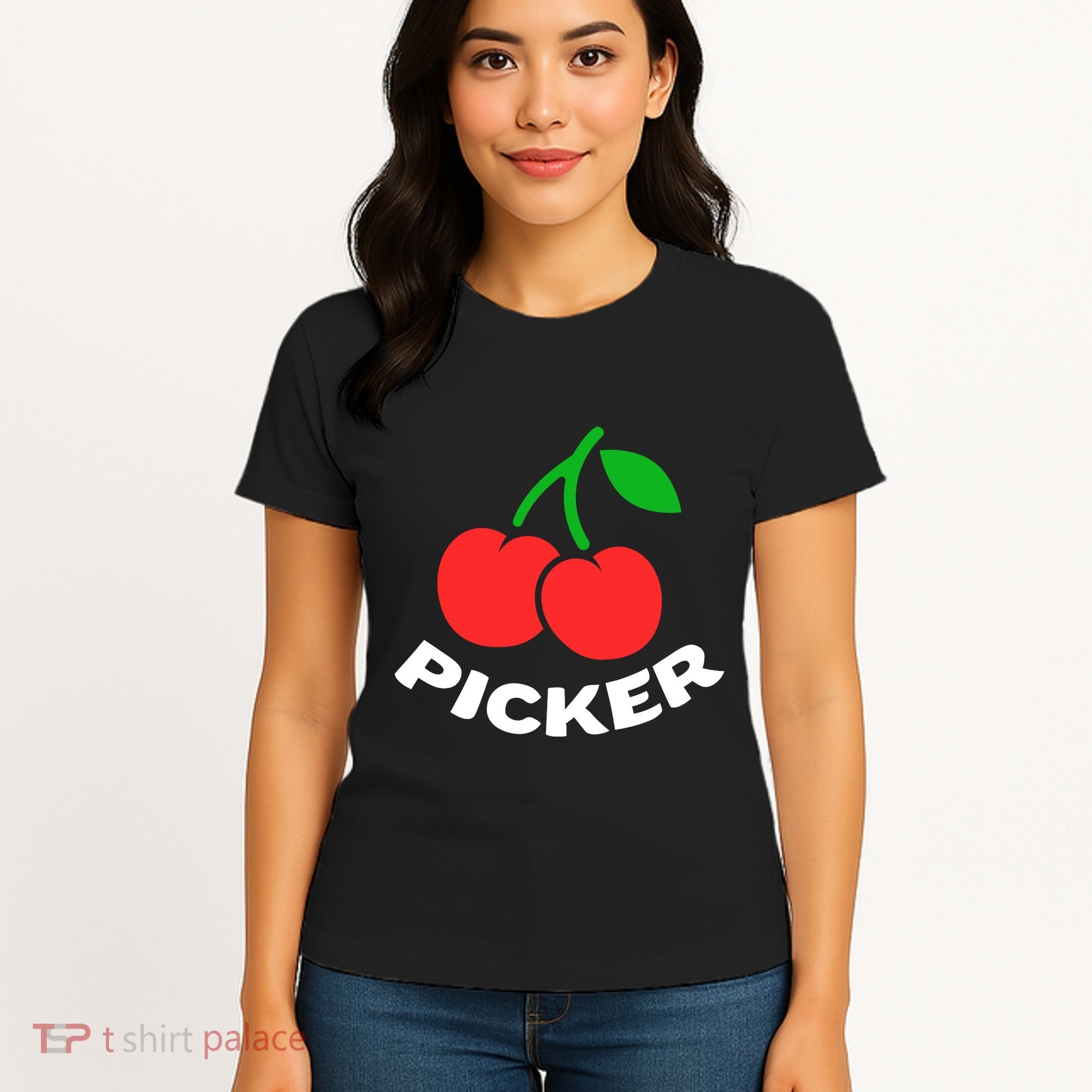 Cherry Picker Cherries Fruit Picking Women's T-Shirt