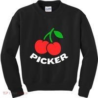 Cherry Picker Cherries Fruit Picking Kids Sweatshirt thumb 0