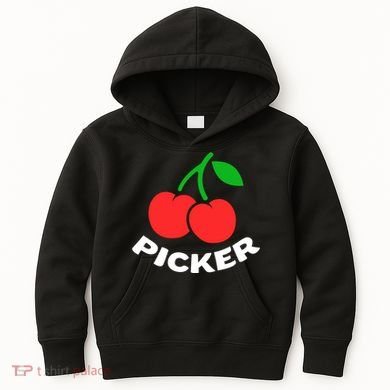 Cherry Picker Cherries Fruit Picking Kids Hoodie