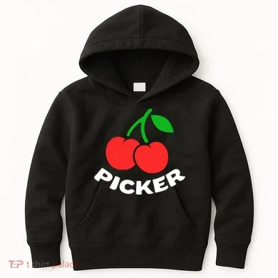 Cherry Picker Cherries Fruit Picking Kids Hoodie