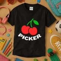Cherry Picker Cherries Fruit Picking Kids T-Shirt thumb 3