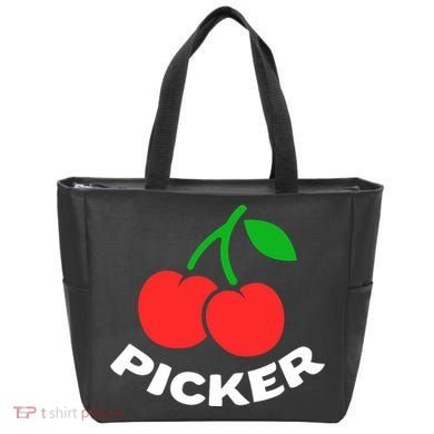 Cherry Picker Cherries Fruit Picking Tote Bag