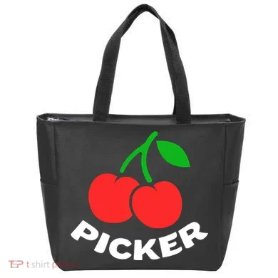 Cherry Picker Cherries Fruit Picking Tote Bag