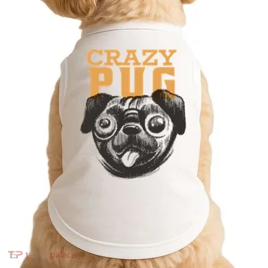 Crazy Pug Doggie Tank
