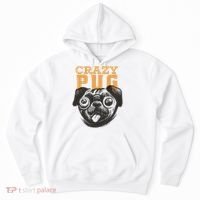 Crazy Pug Hoodie thumb 0