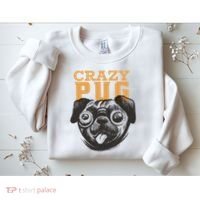Crazy Pug Sweatshirt thumb 2