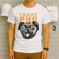 Crazy Pug T-Shirt thumb 6