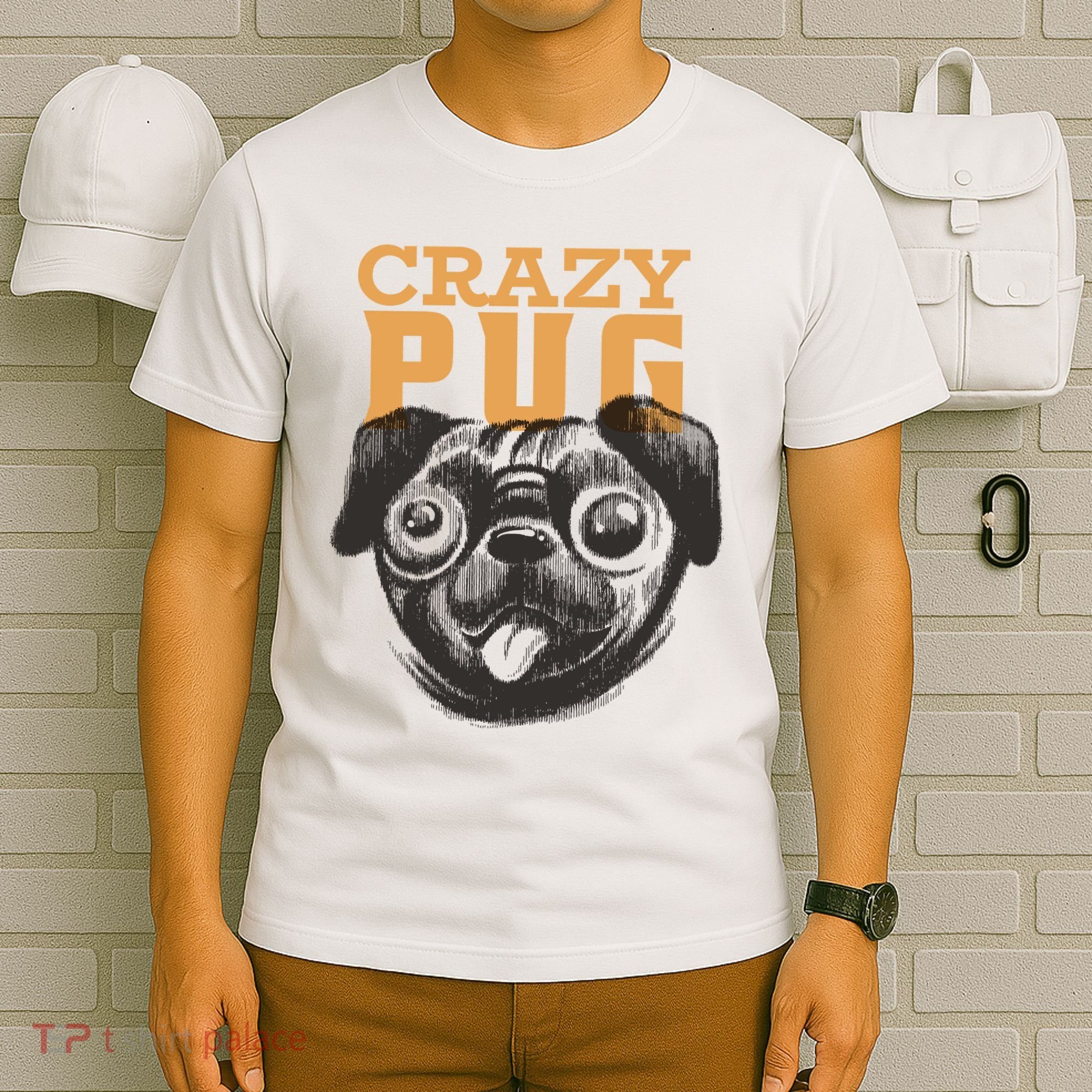 Crazy Pug T-Shirt
