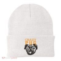 Crazy Pug Beanie thumb 0