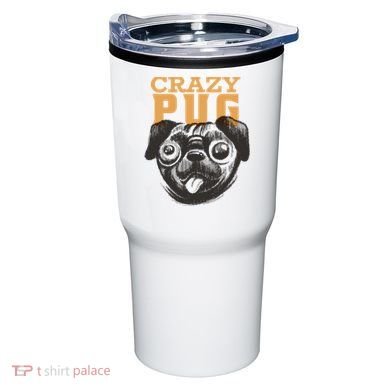 Crazy Pug Tumbler