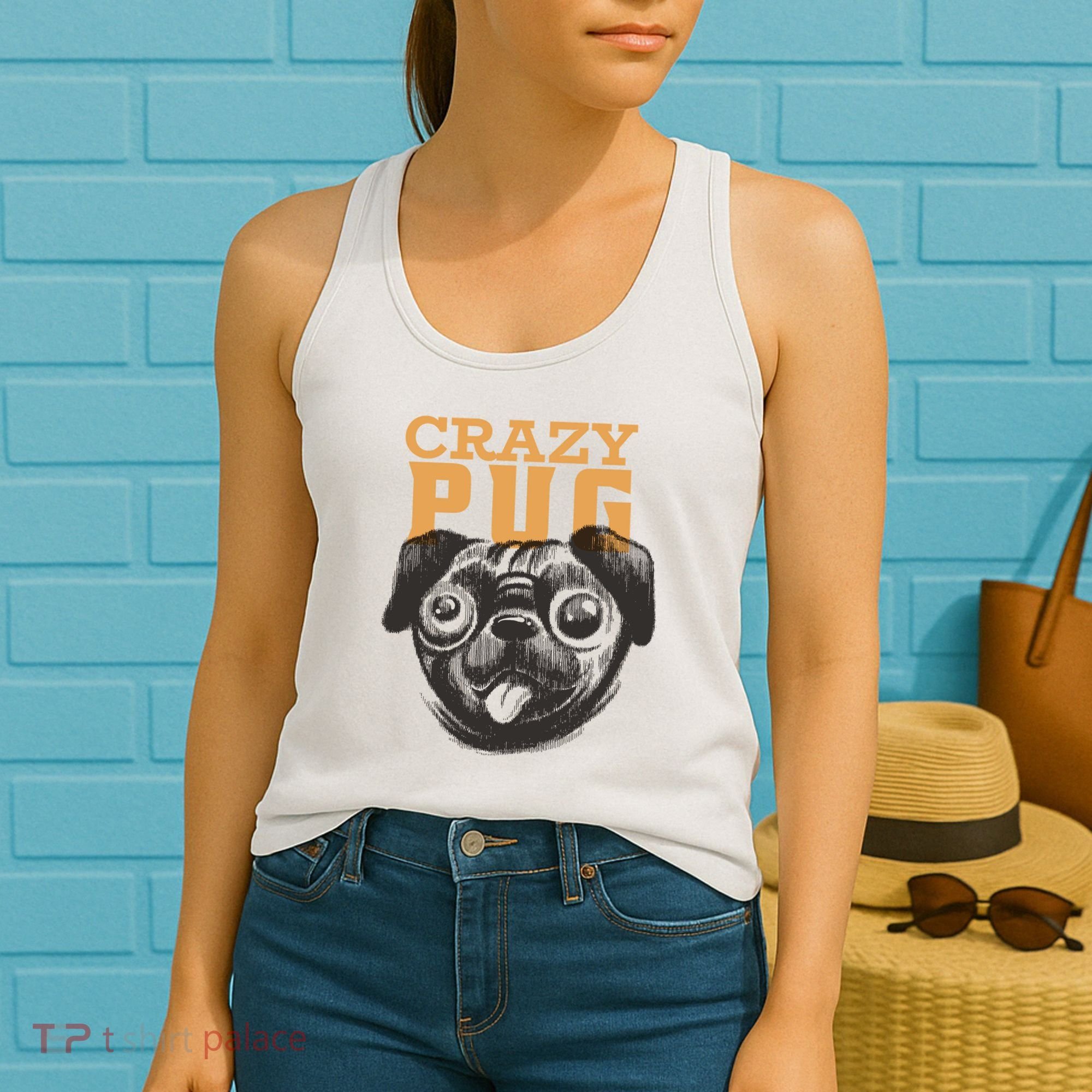 Crazy Pug Women's Tank Top