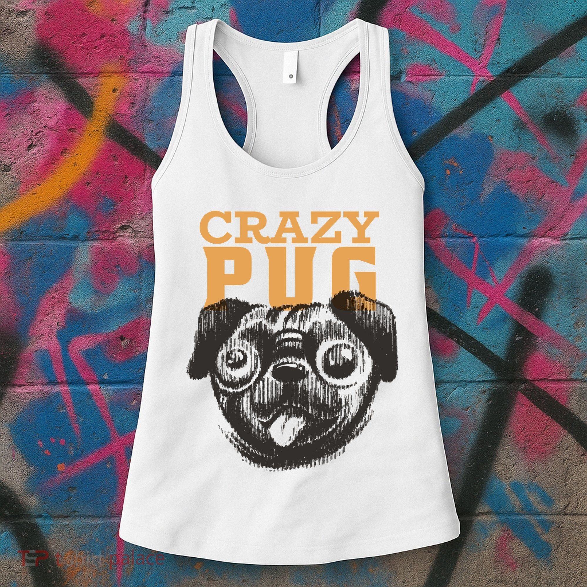 Crazy Pug Women's Tank Top