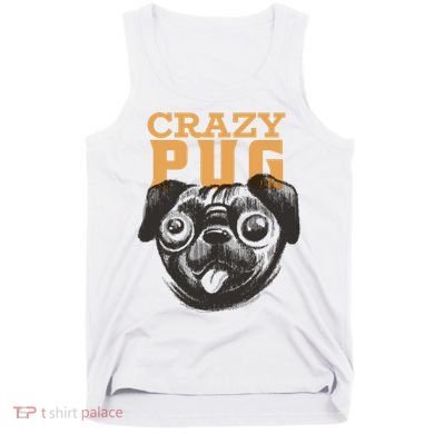 Crazy Pug Tank Top