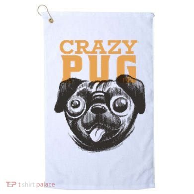 Crazy Pug Golf Towel