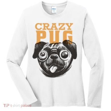 Crazy Pug Women's Long Sleeve Shirt