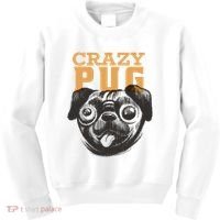Crazy Pug Kids Sweatshirt thumb 0