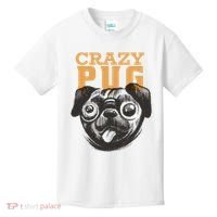 Crazy Pug Kids T-Shirt thumb 0