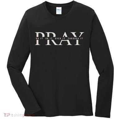 Christian Pray Women's Long Sleeve Shirt