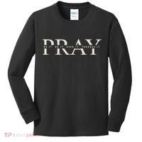 Christian Pray Kids Long Sleeve Shirt thumb 0