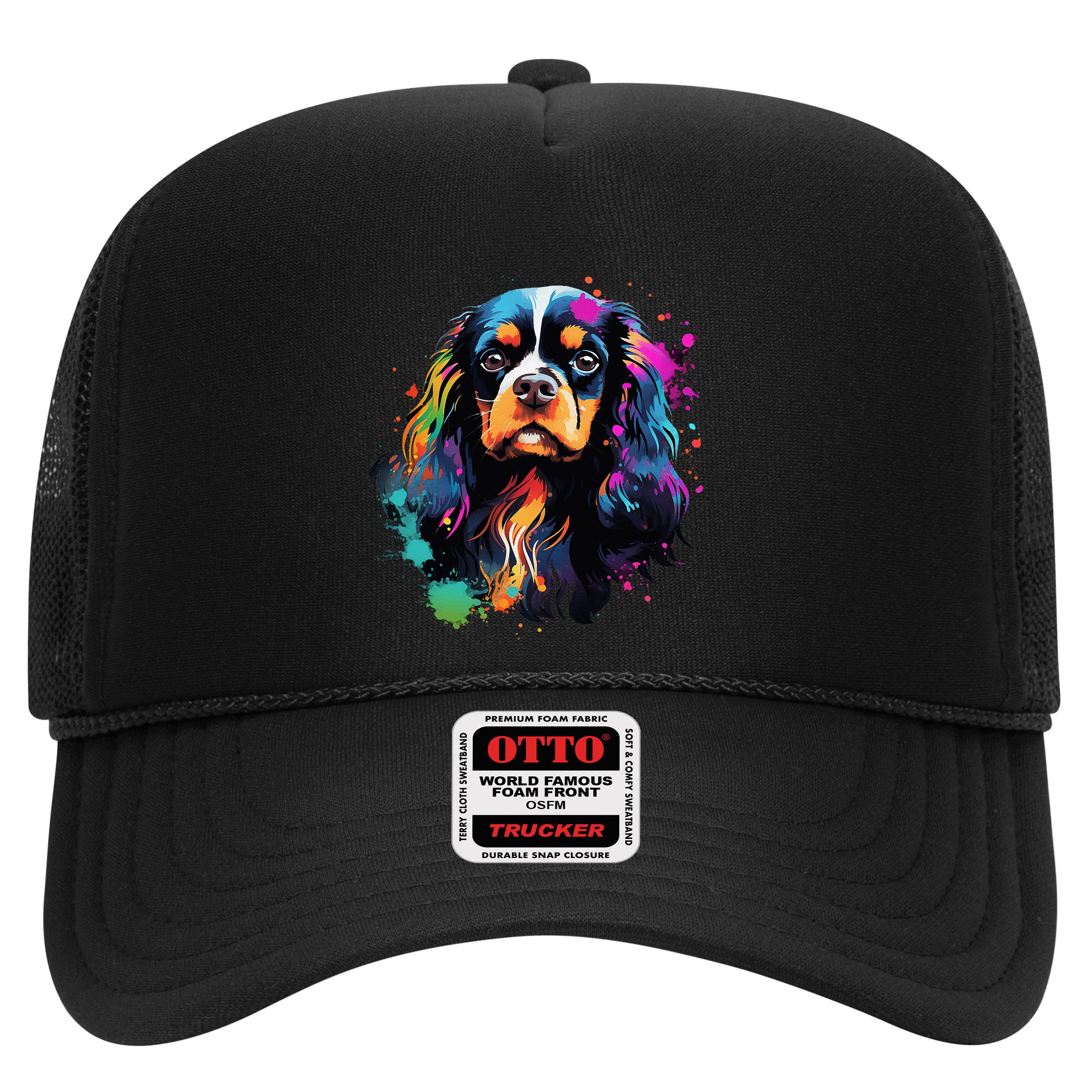 Cute Painted Cavalier King Charles Spaniel Hat