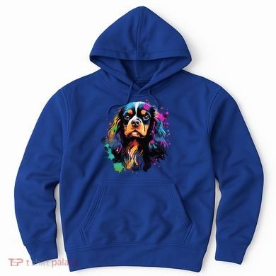 Cute Painted Cavalier King Charles Spaniel Hoodie